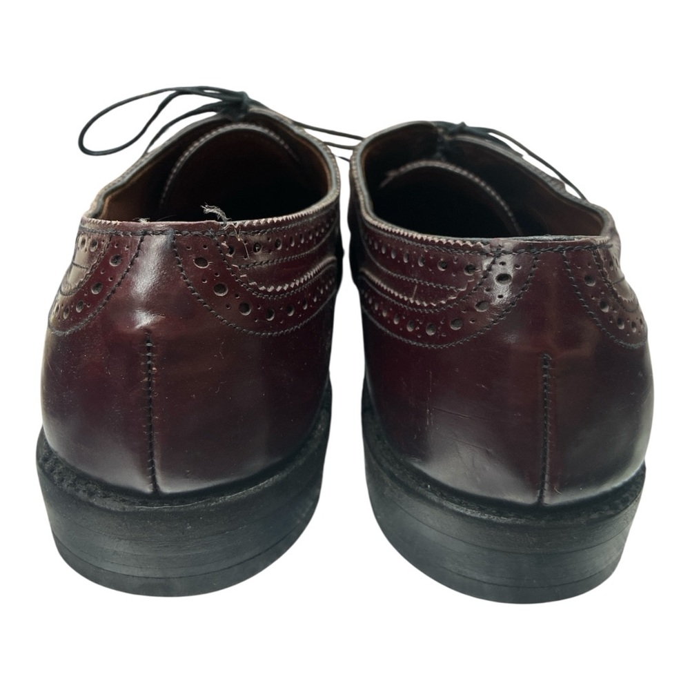 Allen Edmonds Sanford Burgundy Cap‎ Toe Shoes 11B - Picture 4 of 8